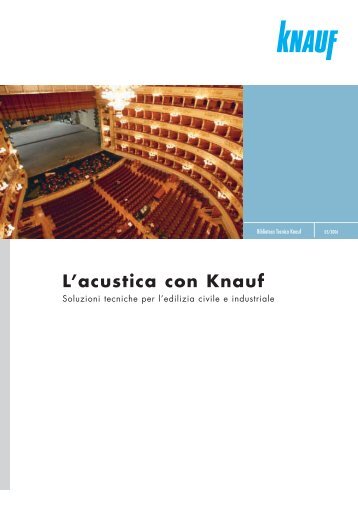 Manuale L'acustica con Knauf