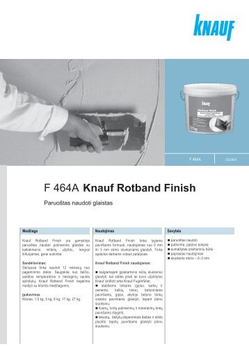 Rotband Finish - Knauf