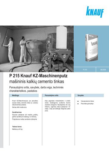 KZ-Maschinenputz - Knauf