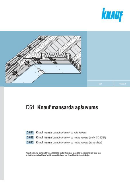 Sistēmu buklets D61 - Knauf