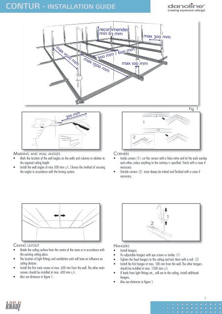 Contur Installation Guide Knauf