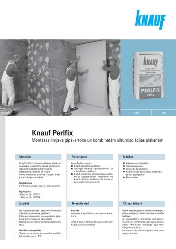 Tehniskā lapa (PDF / 1799 KB) - Knauf
