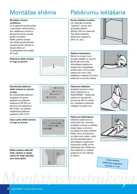 Aquapanel Floor, cementa plāksne grīdai, buklets (PDF ... - Knauf