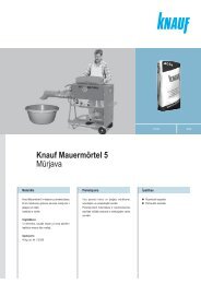 Tehniskā lapa (PDF / 100 KB) - Knauf