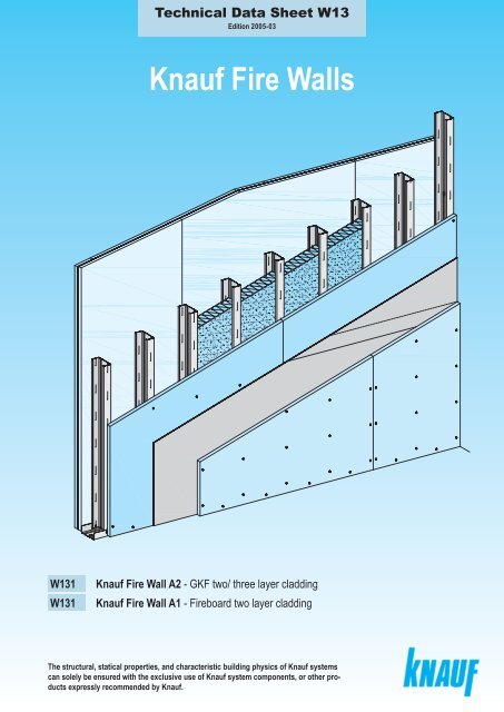 Knauf Fire Walls