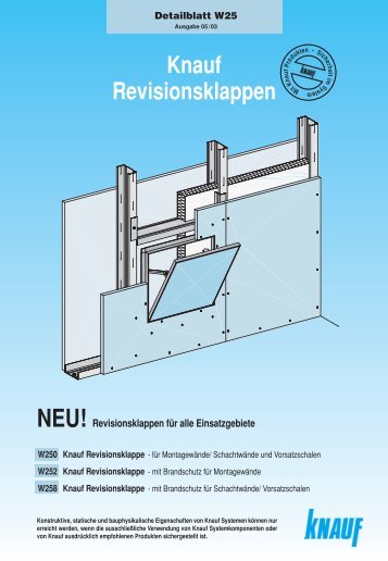 Knauf Revisionsklappen