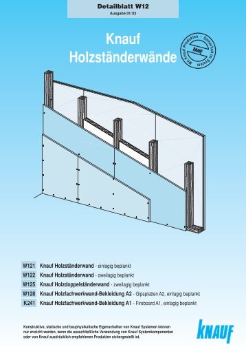 Knauf HolzstÃ¤nderwÃ¤nde