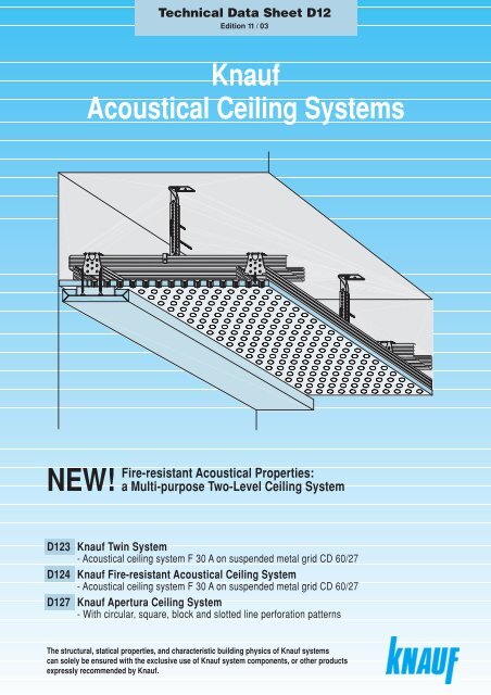 Knauf Acoustical Ceiling Systems