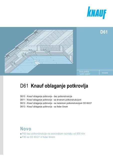 D61 Knauf oblaganje potkrovlja