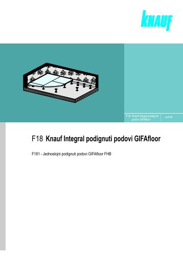 Knauf Integral podignuti podovi