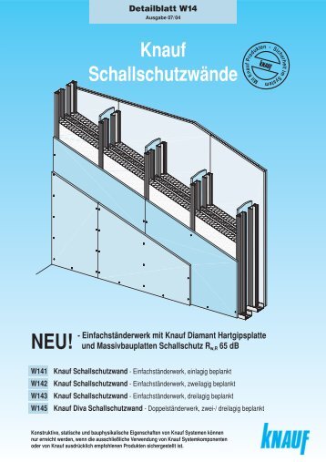 Schallschutzwand - Knauf