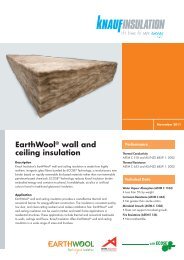 Wall & Ceiling Segments Datasheet - Knauf Insulation New Zealand