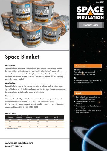 Space Blanket DS - Knauf Insulation