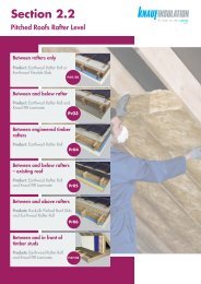Pitched Roofs - Rafter Level - Knauf Insulation