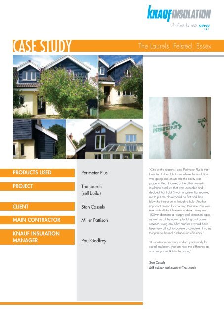 Download a PDF of this case study - Knauf Insulation