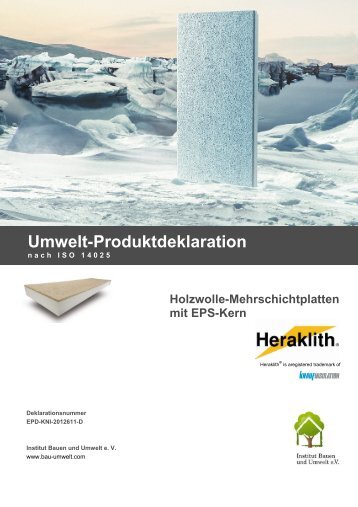 Holzwolle-Mehrschichtplatten mit EPS-Kern - Institut Bauen und ...