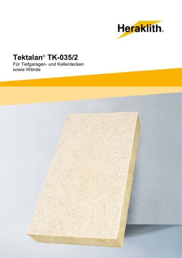 TektalanÂ® TK-035/2 - Knauf Insulation