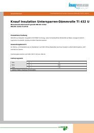 UntersparrendÃ¤mmrolle TI 432 U - Knauf Insulation