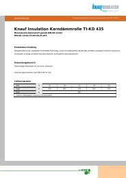 Knauf Insulation KerndÃ¤mmrolle TI-KD 435