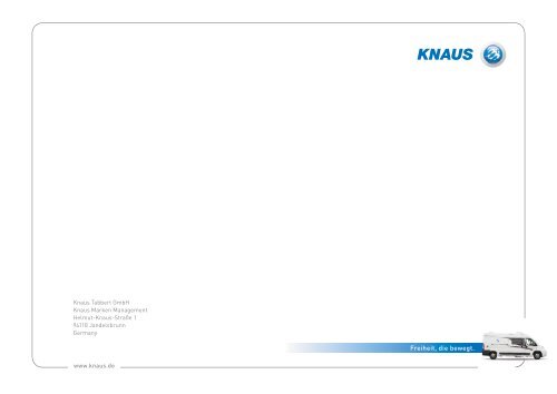 Catalogue - Knaus