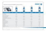 Jubiläumsmodell SKY WAVE Celebration25 - Knaus