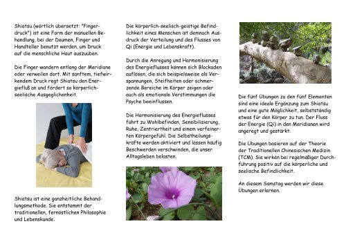 Shiatsu - Kneipp-Verein Spiesen eV