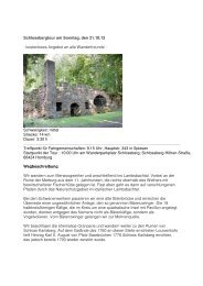 Schlossbergtour am Sonntag, den 21.10.12 - Kneipp-Verein ...