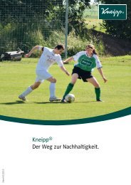 KneippÂ® Der Weg zur Nachhaltigkeit.