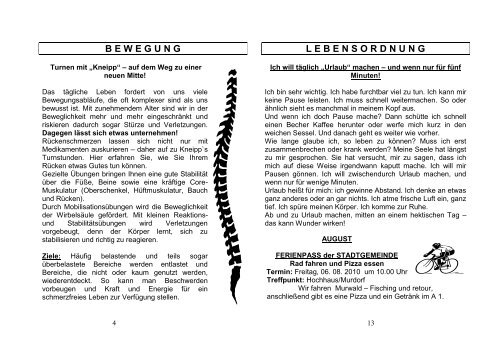 bewegung - Kneippbund