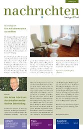 01. Ausgabe Frühjahr 2013 - kneipp-hof Dussnang AG