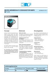 Datenblatt - KNF