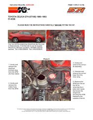 K&N Luftfilter Suzuki Grand Vitara I (FT/GT) 2.0TD Turbodiesel 33-2155