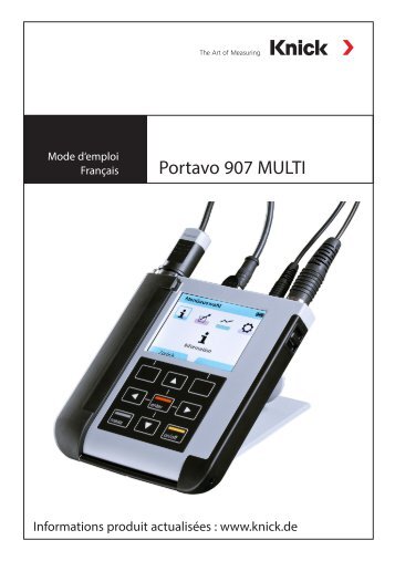 Portavo 907 Multi - Knick Elektronische MeÃgerÃ¤te GmbH & Co.