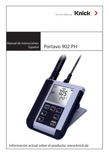 Portavo 902 pH - Knick Elektronische MeÃgerÃ¤te GmbH & Co.