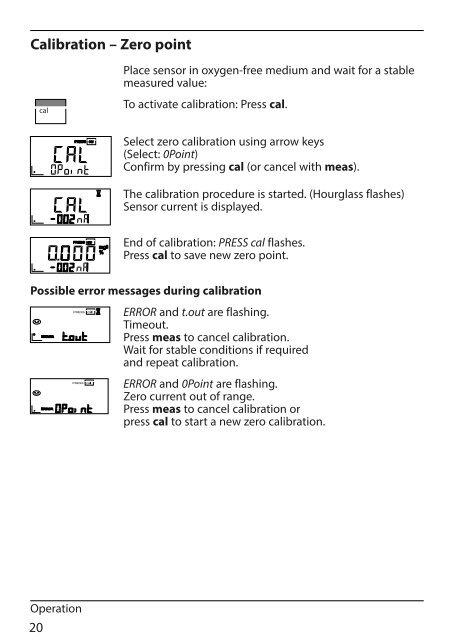 Portamess 911 Oxy - Knick Elektronische MeÃgerÃ¤te GmbH & Co.