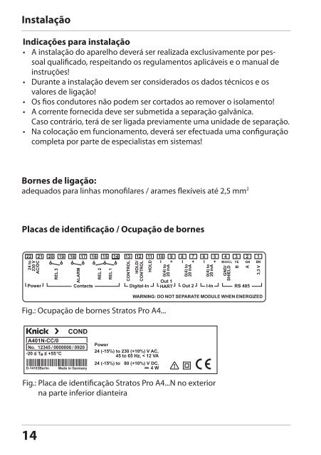 Stratos Pro A4 CC - Knick