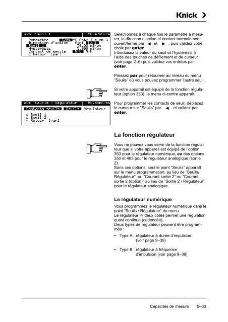 Mode d'emploi Process Unit 73 LF - Knick