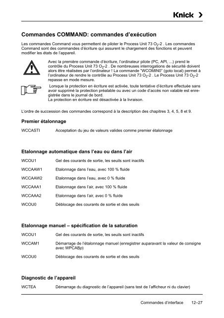 Process Unit 73 O2 -2 - Knick