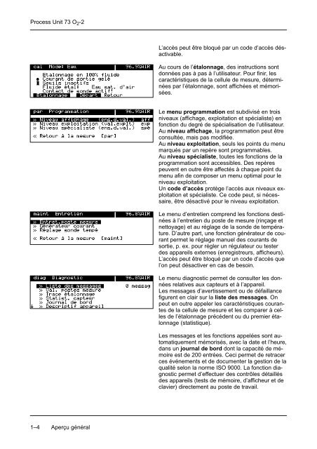 Process Unit 73 O2 -2 - Knick