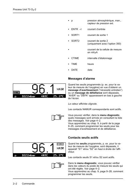 Process Unit 73 O2 -2 - Knick