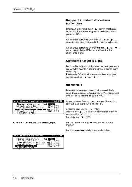 Process Unit 73 O2 -2 - Knick