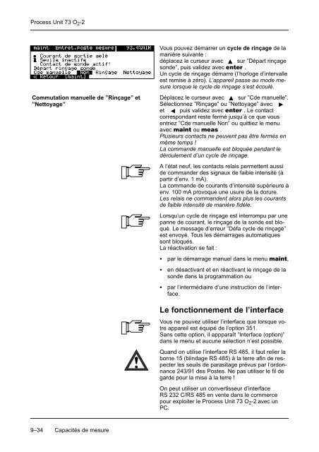 Process Unit 73 O2 -2 - Knick