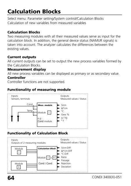 Parameter setting - Knick