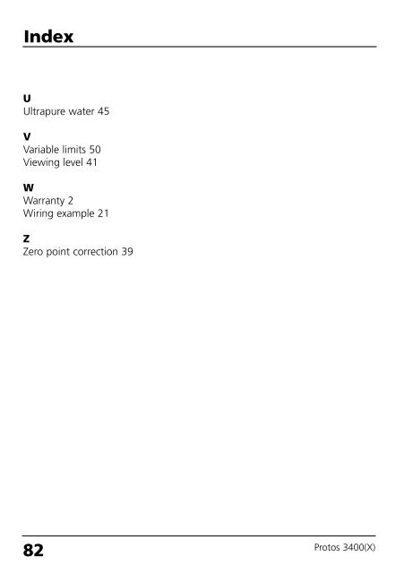 Parameter setting - Knick