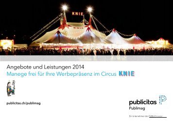 Preise und Leistungen 2014 - Circus Knie