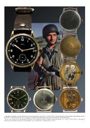 Luftwaffen-Armbanduhr von Berg, Pforzheim mit zwei Form-Kalibern