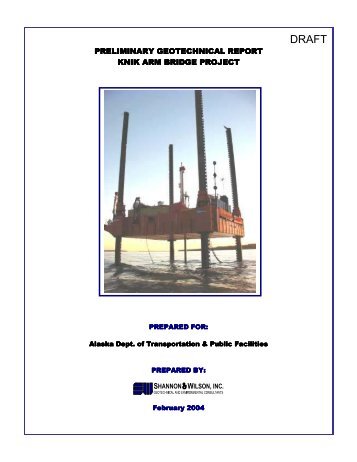 GEOTECHNICAL REPORT - Knik Arm Bridge and Toll Authority