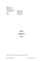 Enduro Reglement 2013 - Knmv