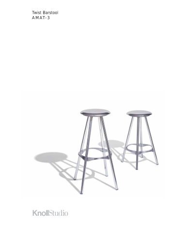 Twist Barstool AMAT-3 - Knoll