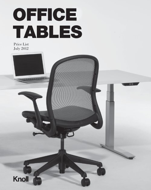 Office Tables Price List Knoll